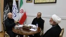 عکسی که ایرنا از سران قوا در بیت‌رهبری منتشر کرد 