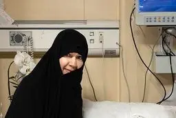 دختر سردار سلامی به بیمارستان رفت + عکس