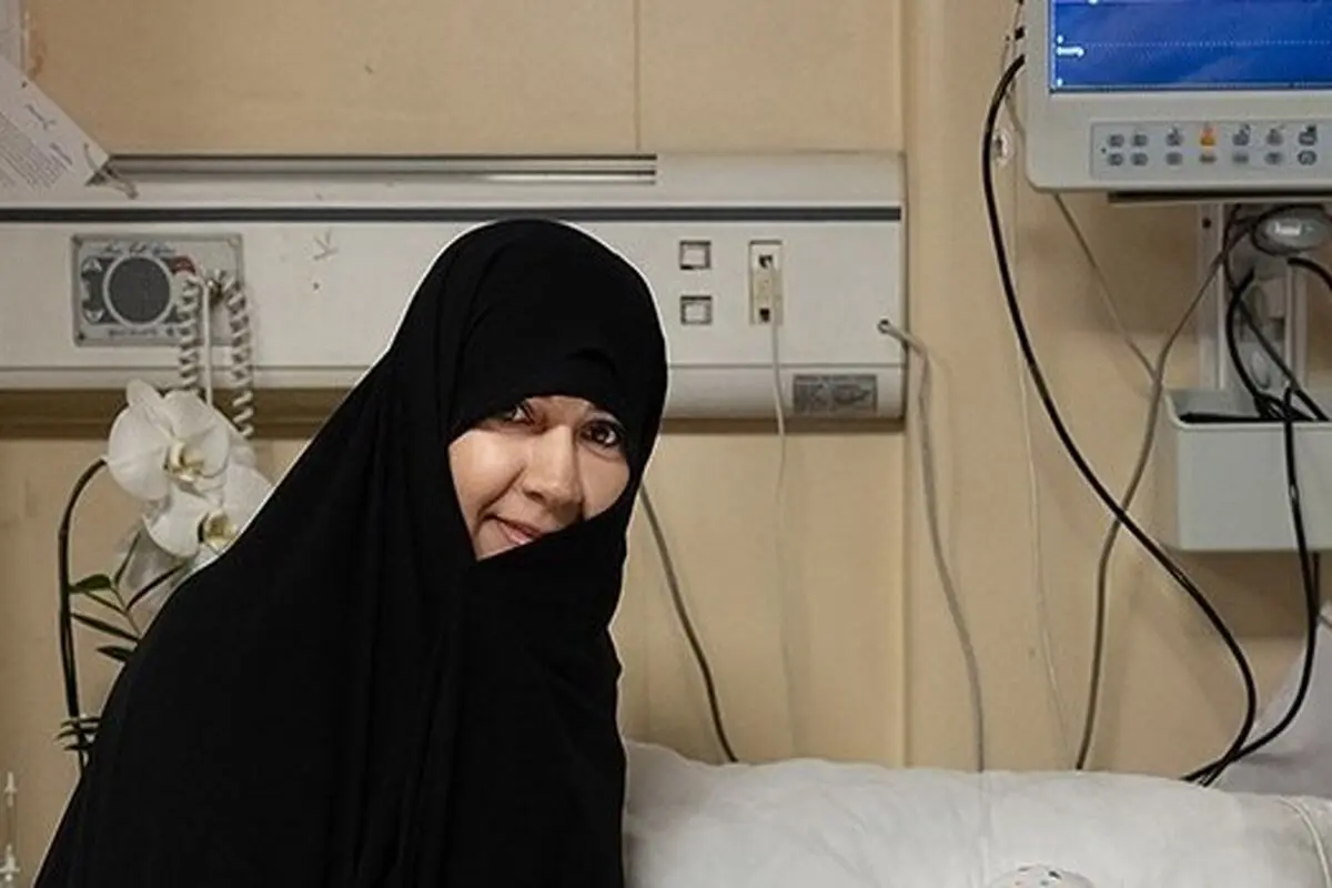 دختر سردار سلامی به بیمارستان رفت + عکس