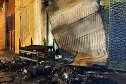 انفجار یک مغازه در سلماس