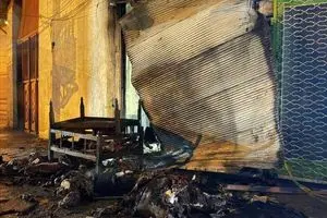 انفجار یک مغازه در سلماس