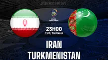 ترکیب ایران مقابل ترکمنستان 