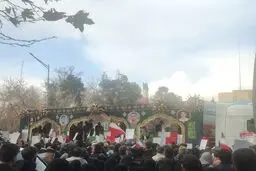 مراسم تشییع پیکر شهدای جنایات اخیر صهیونیستی-آمریکایی برگزار شد