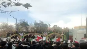 مراسم تشییع پیکر شهدای جنایات اخیر صهیونیستی-آمریکایی برگزار شد