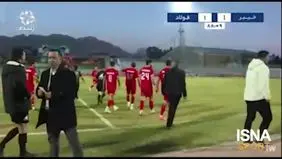 گل دوم خیبر به فولاد را ببینید + ویدیو