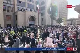 حضور گسترده هنرمندان در مراسم تشییع پیکر محمد کاسبی + ویدئو