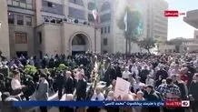 حال و روز خانواده محمد کاسبی در مراسم تشییع این هنرمند + ویدئو