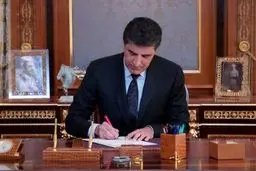 تبریک رئیس اقلیم کردستان عراق برای انتخاب رهبر سوم انقلاب