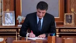 تبریک رئیس اقلیم کردستان عراق برای انتخاب رهبر سوم انقلاب