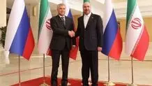Iran Parl. Speaker receives Chairman of Russian Duma