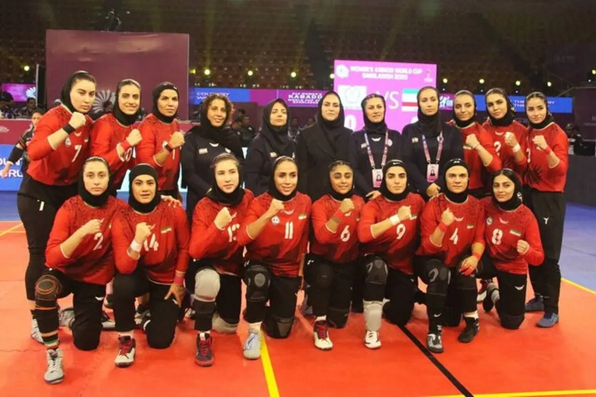 دختران کبدی‌کار ایران سوم جهان شدند