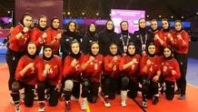 دختران کبدی‌کار ایران سوم جهان شدند