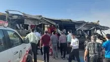 واژگونی اتوبوس در بزرگراه تهران-کرج/ ۴ نفر مصدوم شدند