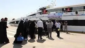 اولین سفر دریایی زائران اربعین در تاریخ ۱۰ مرداد انجام می شود 
