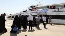 زائران اربعین برای اولین بار به صورت دریایی سفر می کنند + ویدئو