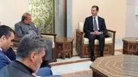 Iranian diplomat Khaji, Assad stress boosting strategic ties