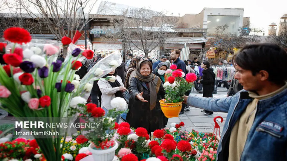 حال و هوای نوروز در بازار همدان+ عکس