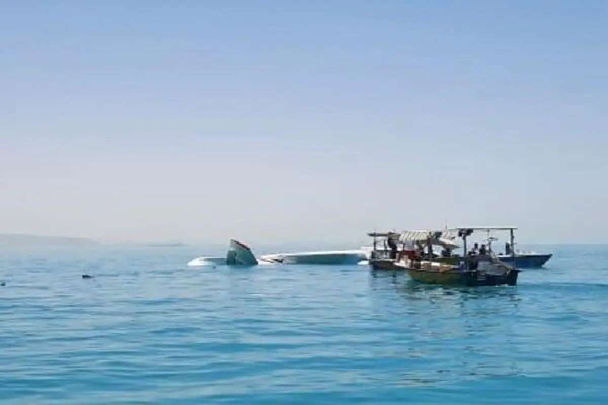 تحطم طائرة تدریب قرب جزیرة قشم 