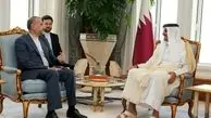 وزیرالخارجیة الإیرانی یلتقی أمیر قطر فی الدوحة