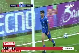 گل اول استقلال به المحرق+ ویدئو