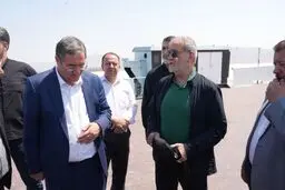 بازدید مسعود پزشکیان از دریاچه ارومیه+ عکس