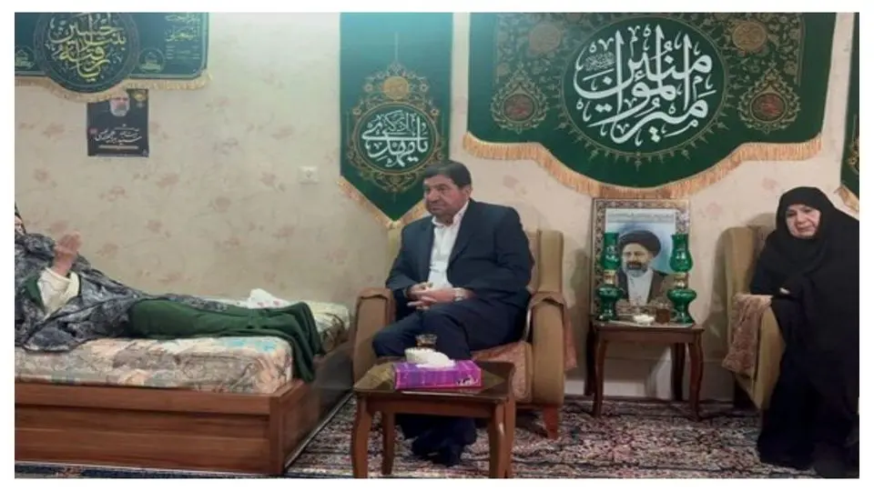 دیدار مخبر و مادر شهید رئیسی+ عکس