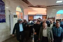 مراسم دفن احمد بالدی+ عکس