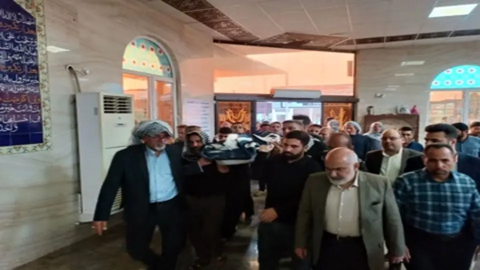 مراسم دفن احمد بالدی+ عکس