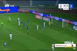 گل اول ملوان به استقلال را ببینید + ویدیو