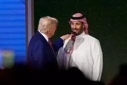 خداحافظی جالب ترامپ از بن سلمان/ ویدیو