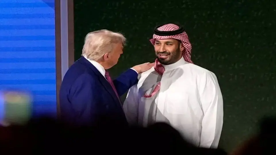 خداحافظی جالب ترامپ از بن سلمان/ ویدیو