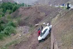 سقوط خودرو به دره در جاده کندوان ۲ فوتی داشت