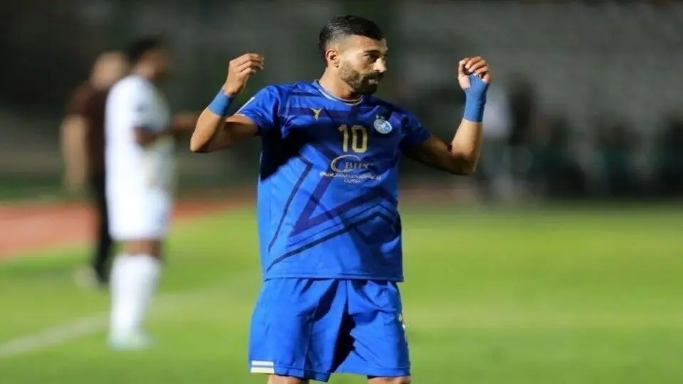حضور رامین رضاییان در تمرین گروهی استقلال