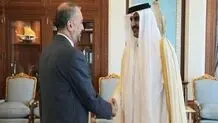 Iranian FM holds meeting with Emir of Qatar in Doha