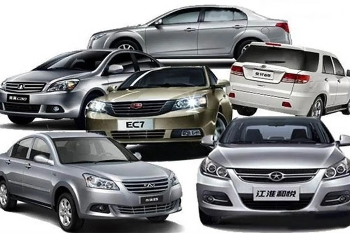 قیمت بازار خودروهای چینی + جدول