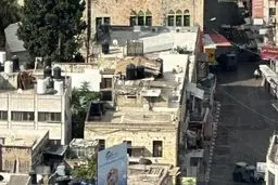 Zionist regime's military martyrs Palestinian in Nablus