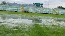 استفاده از هلی‌کوپتر برای خشک کردن چمن 
