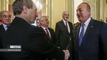 دست دادن وزیر خارجه ترکیه و سوریه پس از یک دهه اختلاف 