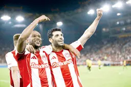 13 گل برای گل‌زن اول المپیاکوس