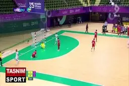 گل دوم تیم ملی فوتسال ایران به تاجیکستان را ببینید + ویدیو
