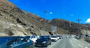 جاده کندوان یک طرفه شد 
