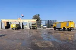 تصاویری از بازگشایی گذرگاه رفح/ ویدئو

