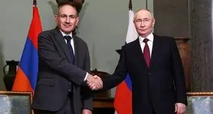 پوتین با پاشینیان دیدار کرد