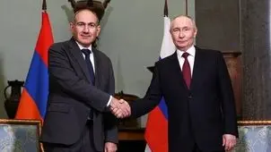 پوتین با پاشینیان دیدار کرد