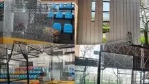 
زمیهای پدل ورزشگاه انقلاب آسیب دید 