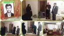 دیدار معاون آموزش متوسطه استان با خانواده شهید گرانقدر علیرضا محبی