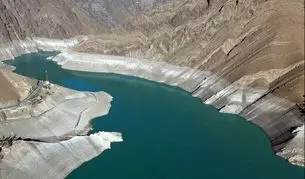 وضعیت تکان دهنده سد کرج به روایت تصویر