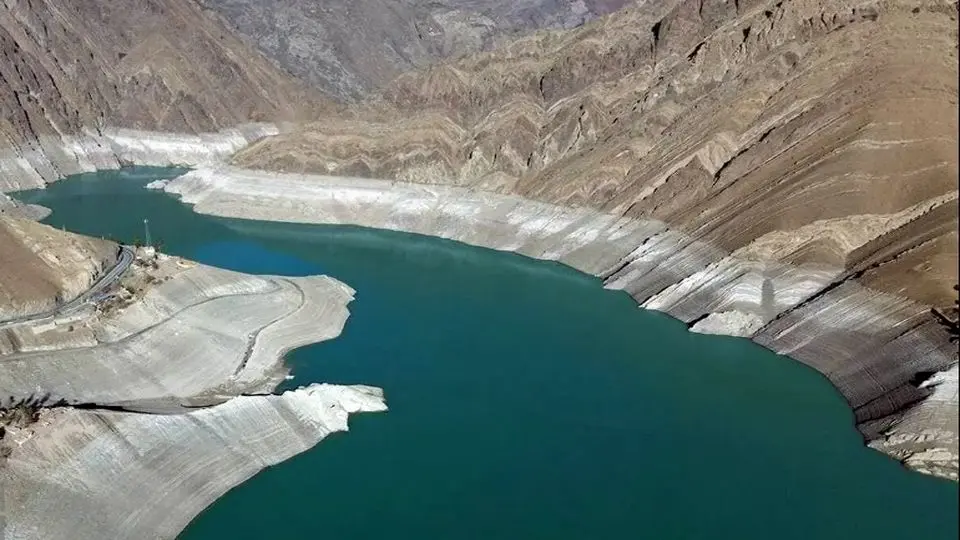 وضعیت تکان دهنده سد کرج به روایت تصویر