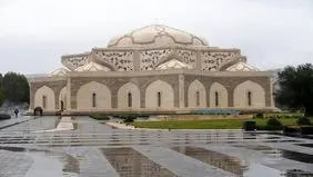 تصاویر عجیب از مقبره حافظ اسد+ویدئو

