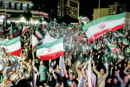 پیام آتش‌بس در میان دود و آتش‌بار